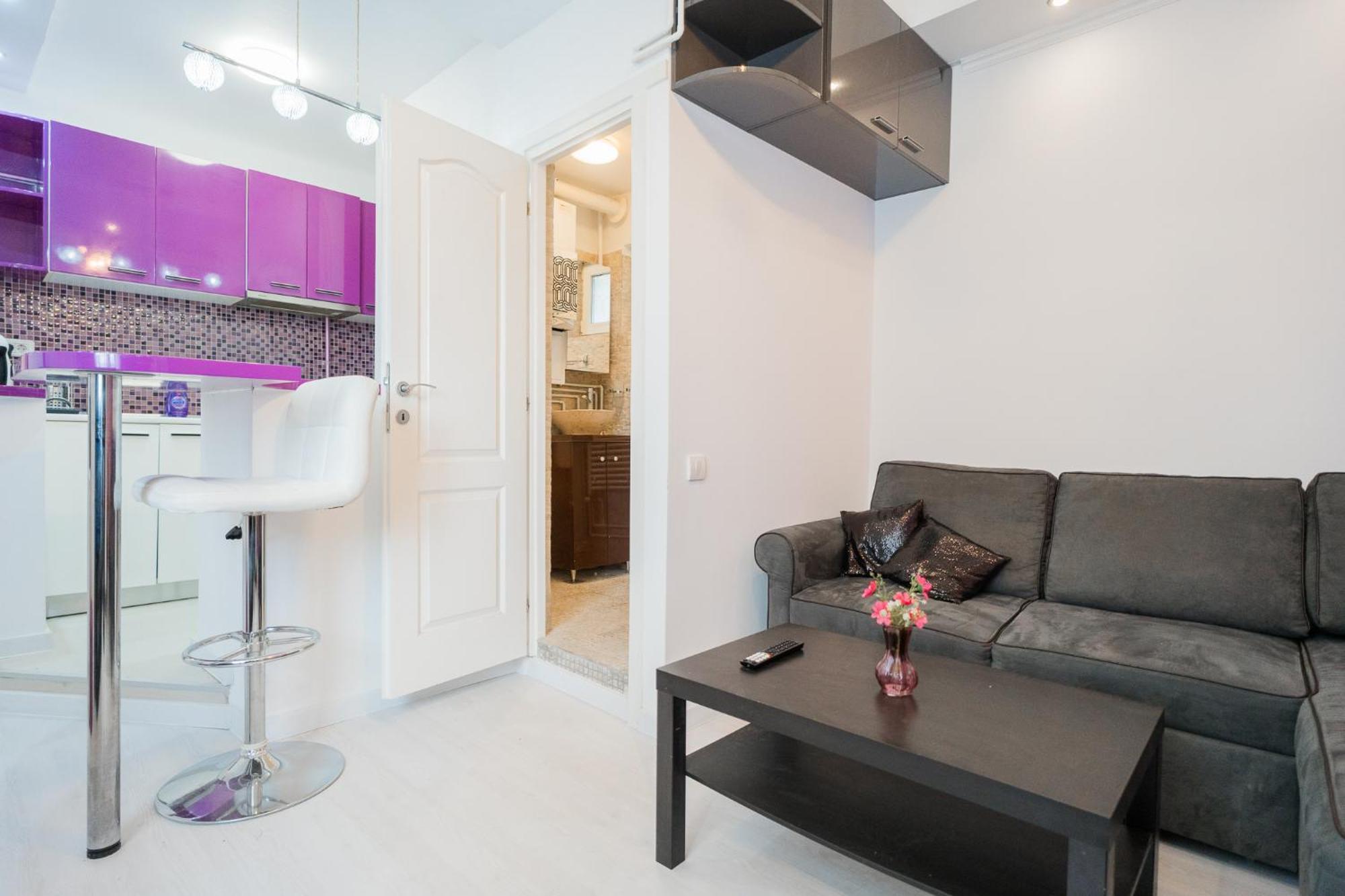 Ultra Central White & Lila Studio Bucureşti Ngoại thất bức ảnh
